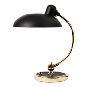 Fritz Hansen Stolní lampa Kaiser Idell Luxus, Matt black & Brass - DESIGNSPOT