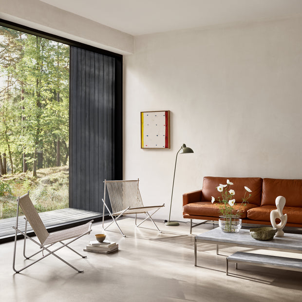 Fritz Hansen Stojací lampa Kaiser Idell, Olive Green - DESIGNSPOT