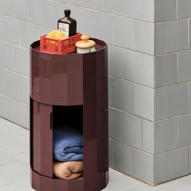 HAY Úložný box Colour Crate, Small, Warm Grey - DESIGNSPOT