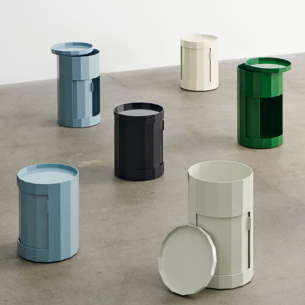 HAY Úložný stolek Facet, Low, Spinach Green - DESIGNSPOT