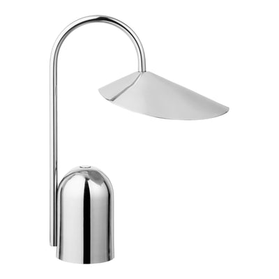 Ferm Living Přenosná lampa Arum, Stainless Steel - DESIGNSPOT
