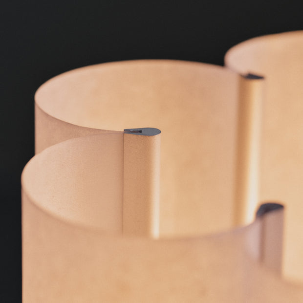 Ferm Living Stolní lampa Boe, Silver / Natural - DESIGNSPOT