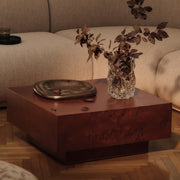 Ferm Living Konferenční stolek Burl, Dark Stained Burl - DESIGNSPOT