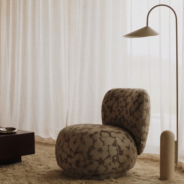 Ferm Living Konferenční stolek Burl, Dark Stained Burl - DESIGNSPOT