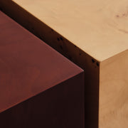 Ferm Living Konferenční stolek Burl, Dark Stained Burl - DESIGNSPOT
