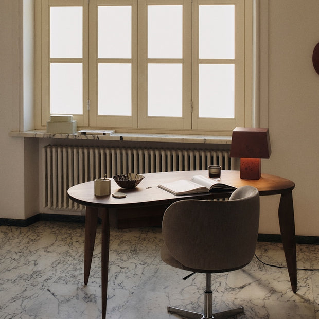 Ferm Living Stolní lampa Burl, Dark Stained Burl - DESIGNSPOT