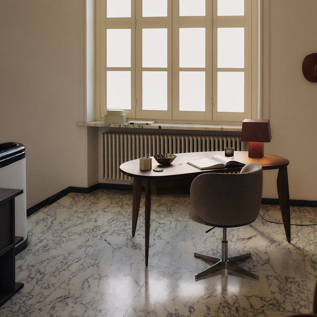 Ferm Living Psací stůl Feve, Walnut - DESIGNSPOT