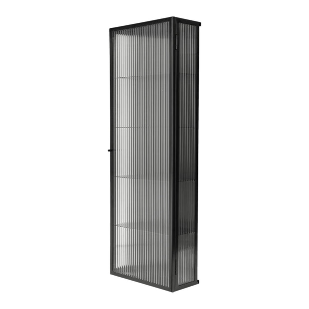 Ferm Living Nástěnná skříňka Haze Tall, Black - DESIGNSPOT