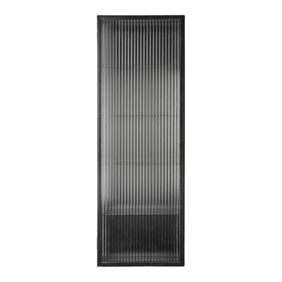 Ferm Living Nástěnná skříňka Haze Tall, Black - DESIGNSPOT