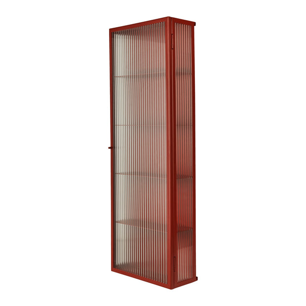 Ferm Living Nástěnná skříňka Haze Tall, Oxide Red - DESIGNSPOT
