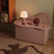Ferm Living Dětská úložná lavice Slope, Rose - DESIGNSPOT