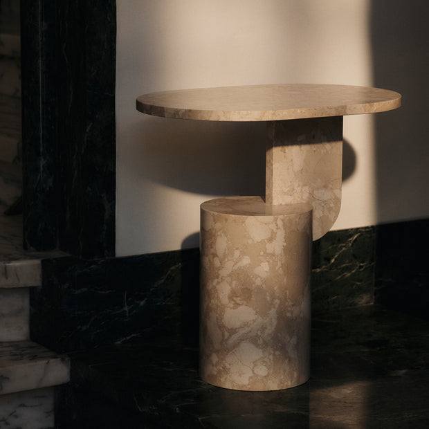 Ferm Living Odkládací stolek Insert, Sand Marble - DESIGNSPOT