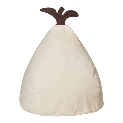 Ferm Living Sedací vak Pear, Natural - DESIGNSPOT