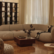 Ferm Living Konferenční stolek Burl, Dark Stained Burl - DESIGNSPOT