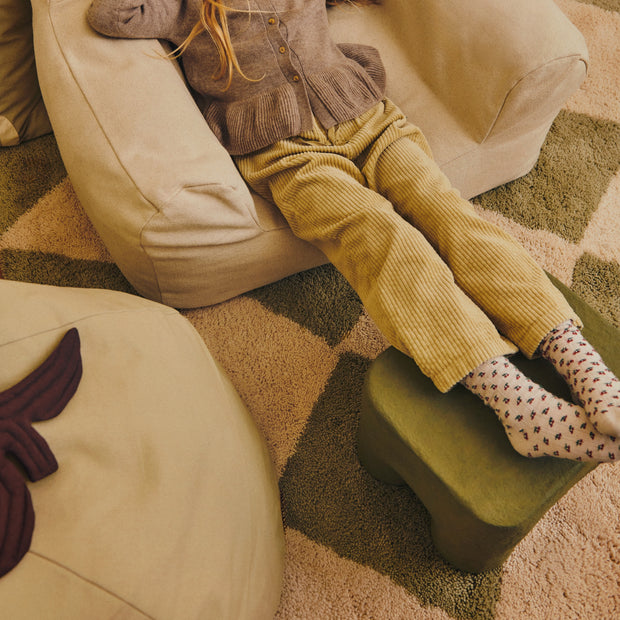 Ferm Living Sedací vak Pear, Green - DESIGNSPOT