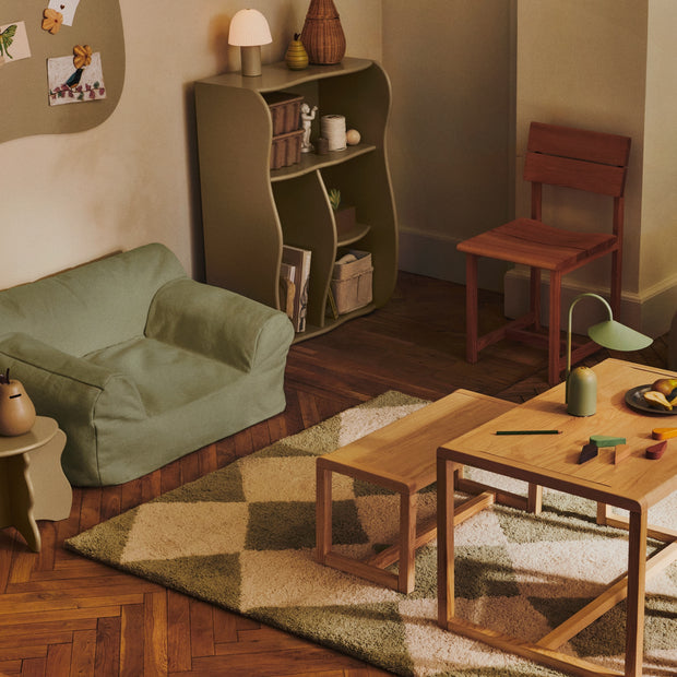 Ferm Living Sedací pytel Billow, Tea Green - DESIGNSPOT