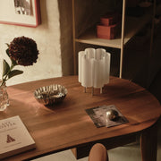 Ferm Living Psací stůl Feve, Walnut - DESIGNSPOT