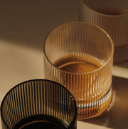 Ferm Living Skleničky Ripple Tumbler, Frosted, sada 2 kusů - DESIGNSPOT