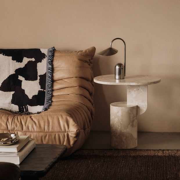 Ferm Living Odkládací stolek Insert, Sand Marble - DESIGNSPOT