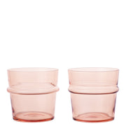 Ferm Living Skleničky Boya Low, Blush, sada 2 kusů - DESIGNSPOT