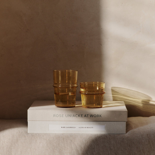 Ferm Living Skleničky Boya Low, Blush, sada 2 kusů - DESIGNSPOT