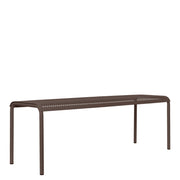 Ferm Living Zahradní lavice Dapple, Dark Chocolate - DESIGNSPOT