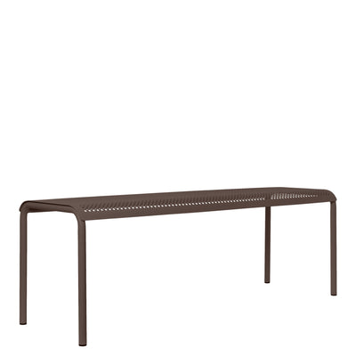 Ferm Living Zahradní lavice Dapple, Dark Chocolate - DESIGNSPOT