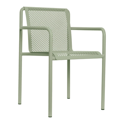 Ferm Living Zahradní židle Dapple s područkami, Tea Green - DESIGNSPOT
