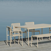 Ferm Living Zahradní lavice Dapple, Cashmere - DESIGNSPOT