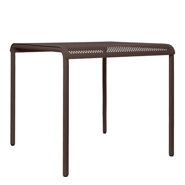 Ferm Living Jídelní stůl Dapple, 80x80, Dark Chocolate - DESIGNSPOT