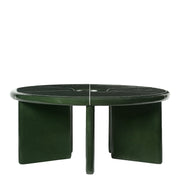Ferm Living Konferenční stolek Deya, Dark Green - DESIGNSPOT