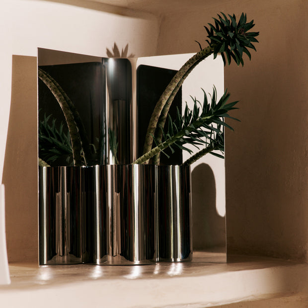 Ferm Living Váza Eddy, Mirror Polished - DESIGNSPOT