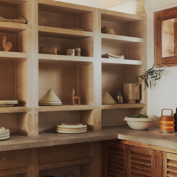 Ferm Living Servírovací mísa Erena, Ø32, Cream - DESIGNSPOT