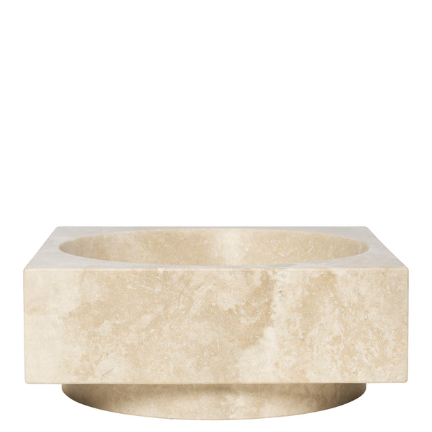 Ferm Living Mísa Hew High Centrepiece, Travertine - DESIGNSPOT