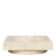 Ferm Living Mísa Hew Low Centrepiece, Travertine - DESIGNSPOT