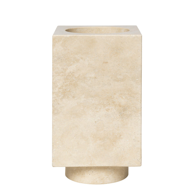 Ferm Living Váza Hew Vase, Travertine - DESIGNSPOT