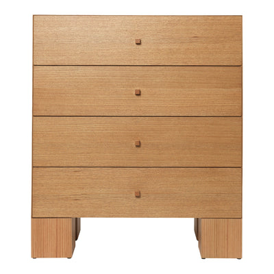 Ferm Living Komoda Kuben, 1x4, Natural Oak - DESIGNSPOT