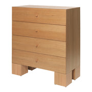 Ferm Living Komoda Kuben, 1x4, Natural Oak - DESIGNSPOT
