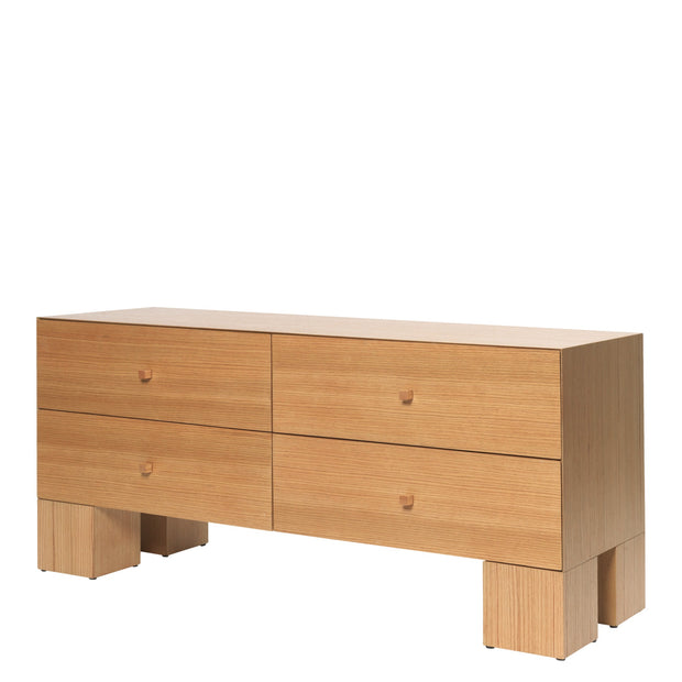 Ferm Living Komoda Kuben, 2x2, Natural Oak - DESIGNSPOT