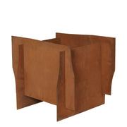 Ferm Living Květináč Lapel, Square, Rust - DESIGNSPOT