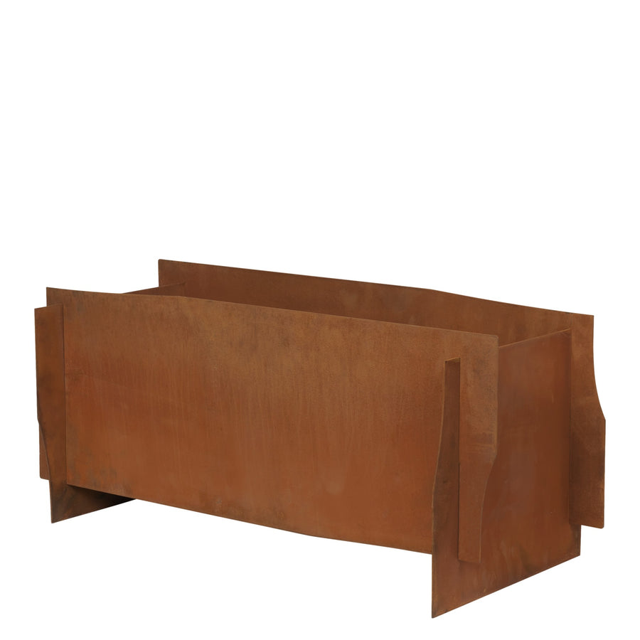 Květináč Lapel, Rectangular, Rust