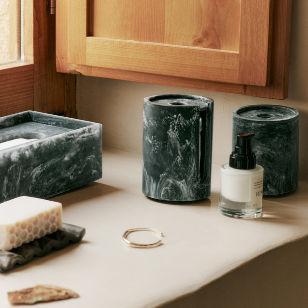 Ferm Living Úložný box Mist, Charcoal - DESIGNSPOT