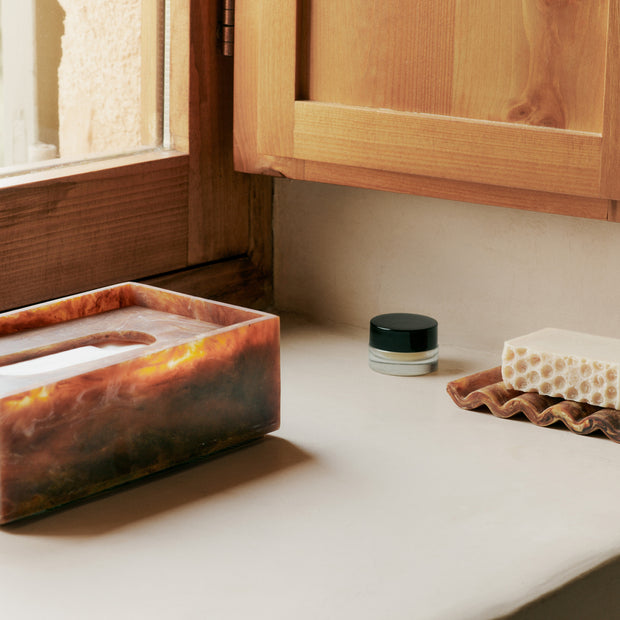 Ferm Living Miska na mýdlo Mist, Charcoal - DESIGNSPOT
