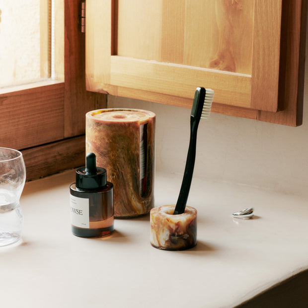 Ferm Living Krabička na vatové polštářky Mist, Charcoal - DESIGNSPOT
