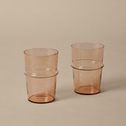 Ferm Living Skleničky Boya Tall, Blush, sada 2 kusů - DESIGNSPOT