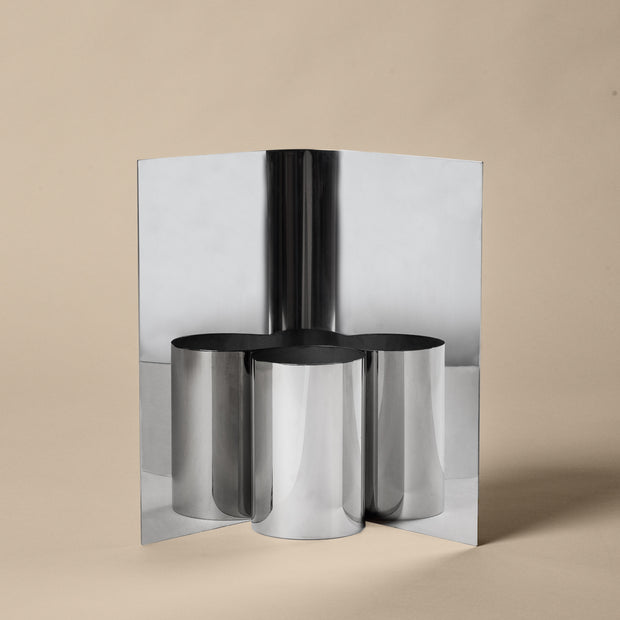 Ferm Living Váza Eddy, Mirror Polished - DESIGNSPOT