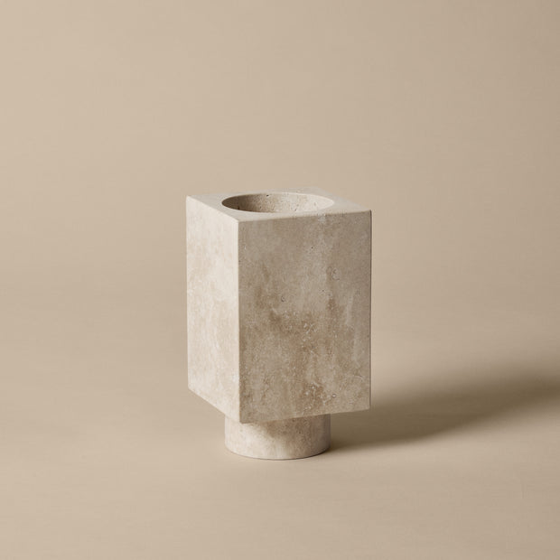 Ferm Living Váza Hew Vase, Travertine - DESIGNSPOT