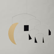 Ferm Living Závěsná dekorace Phase, Black / Gold - DESIGNSPOT