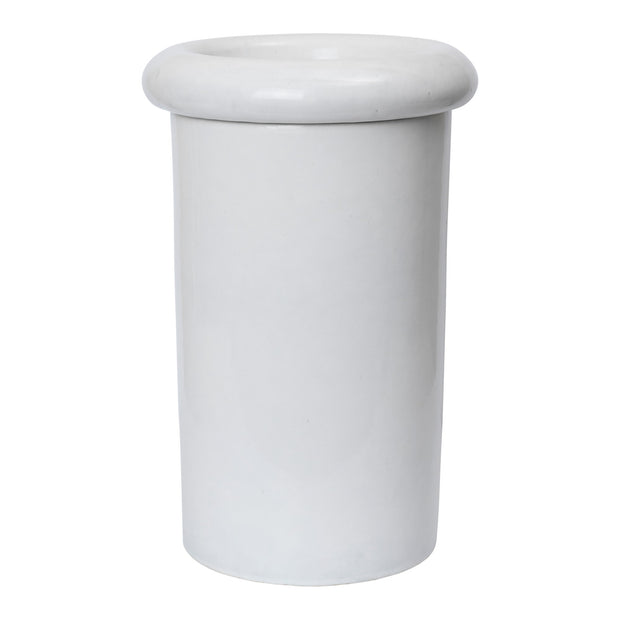 Ferm Living Květináč Rollo, Large, White - DESIGNSPOT