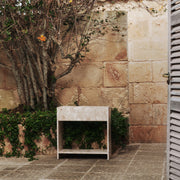Ferm Living Truhlík Stone Plant Box, Sand - DESIGNSPOT
